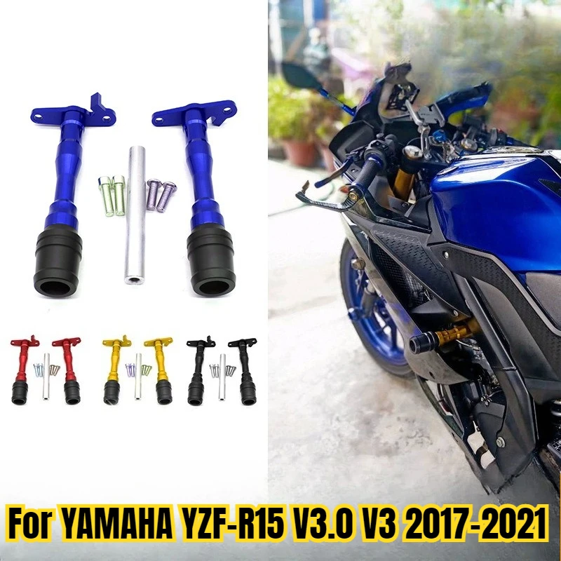 Motorcycle Falling Protection Frame Slider Fairing Guard Crash Pad Protector For YAMAHA YZF-R15 YZF R15 YZFR15 V3.0 V3 2017-2021