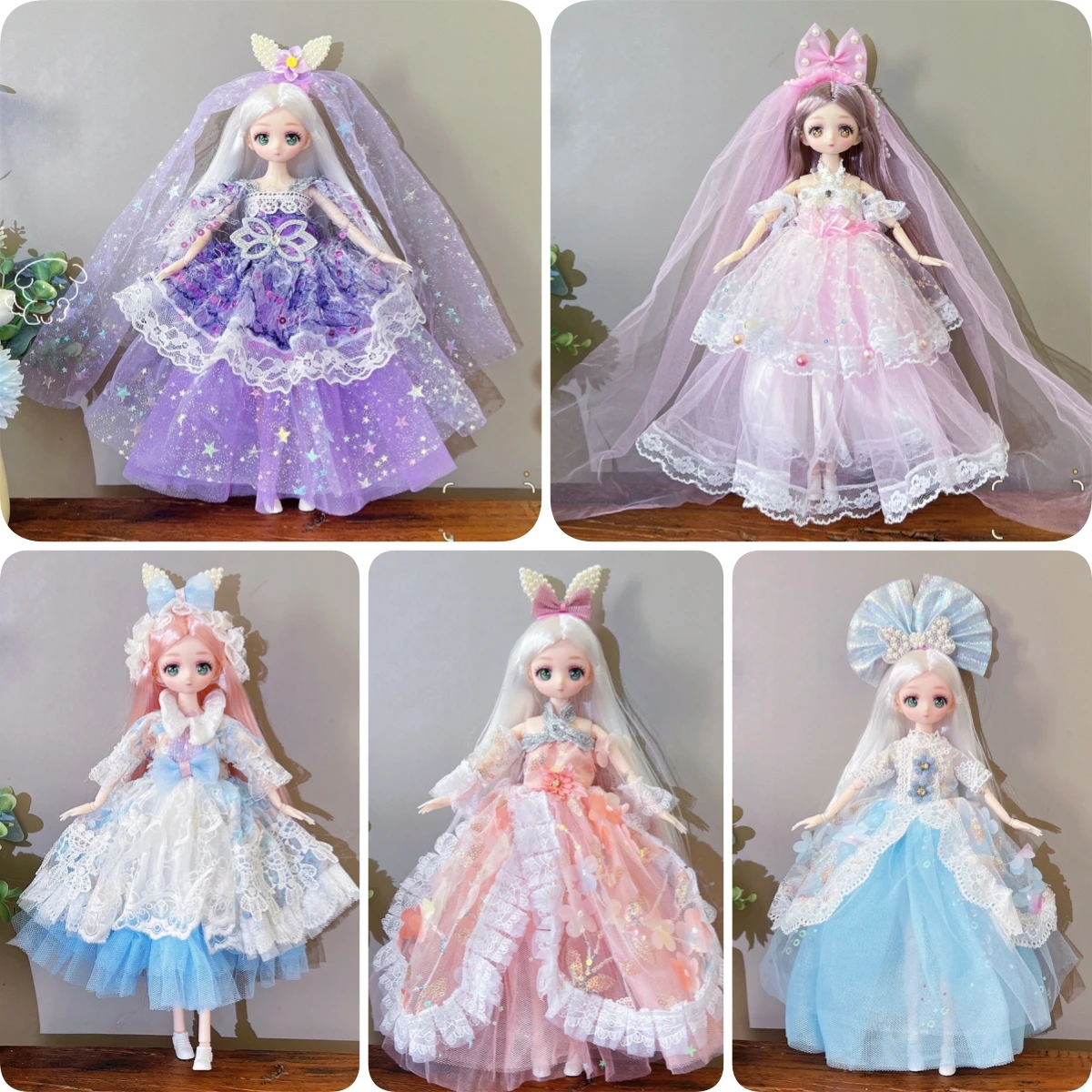 

Модная Кукла с лицом аниме с одеждой, кукла 30 см, игрушка, подарок для детей и девочек, рождественский подарок