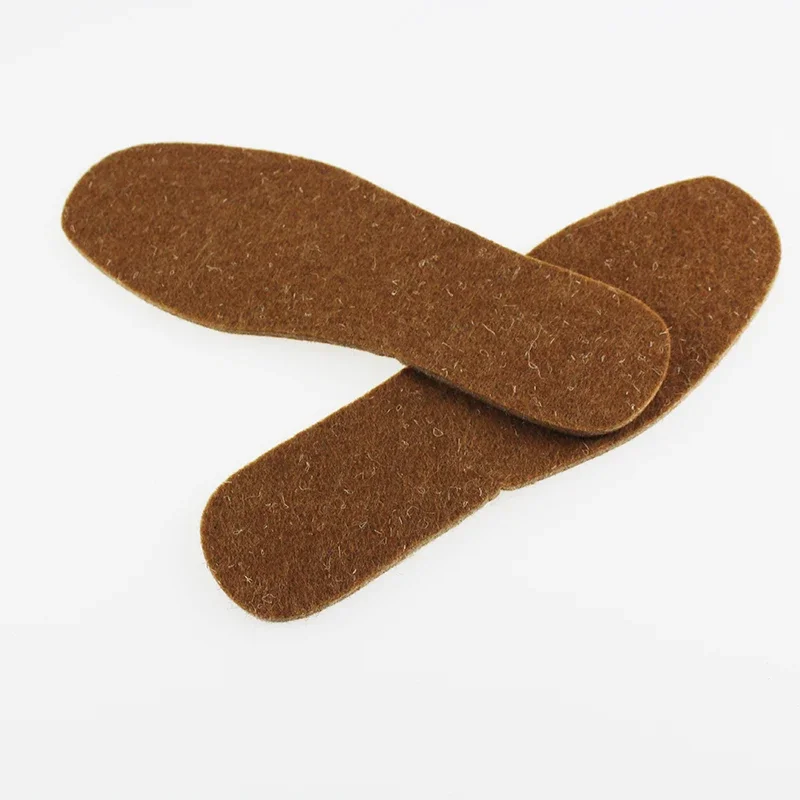 Thickened Winter Sports insole Wool Like Felt Odor Proof Breathable Warm Insole Suitable For A Long Walk In The Snow