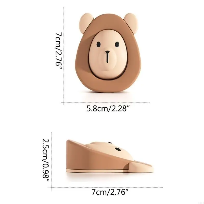 واقي حائط لسدادة باب الطفل للأطفال، مقابض لاصقة ذاتية اللصق لسلامة الأطفال L8RB #6