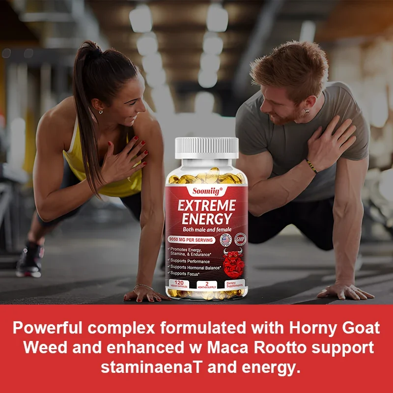 Extreme Energy - Maximum Strength, Reduced Fatigue, Motivation, Focus, Alertness - Natural Energy Supplement for Men & Women