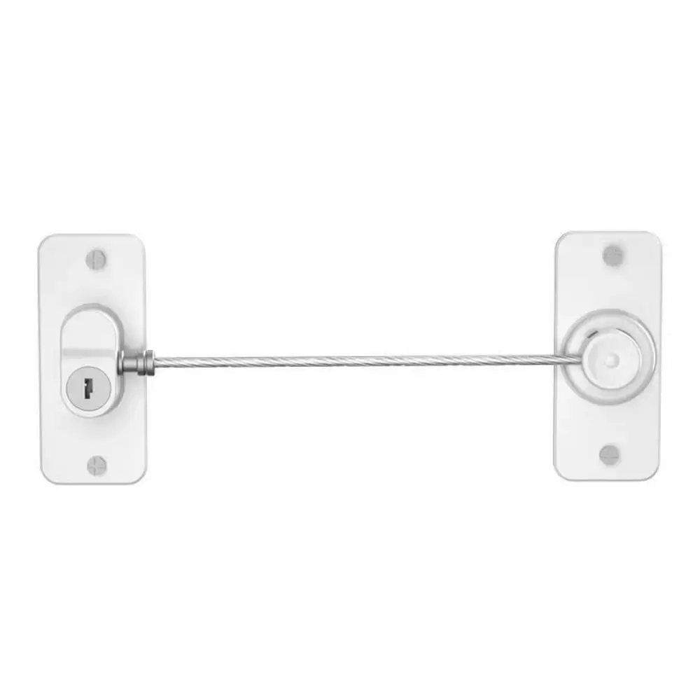 

Anti Fall Plastic Windows Lock with Key Children Safety Windows Lock Door Safety Restrictor Sliding Door