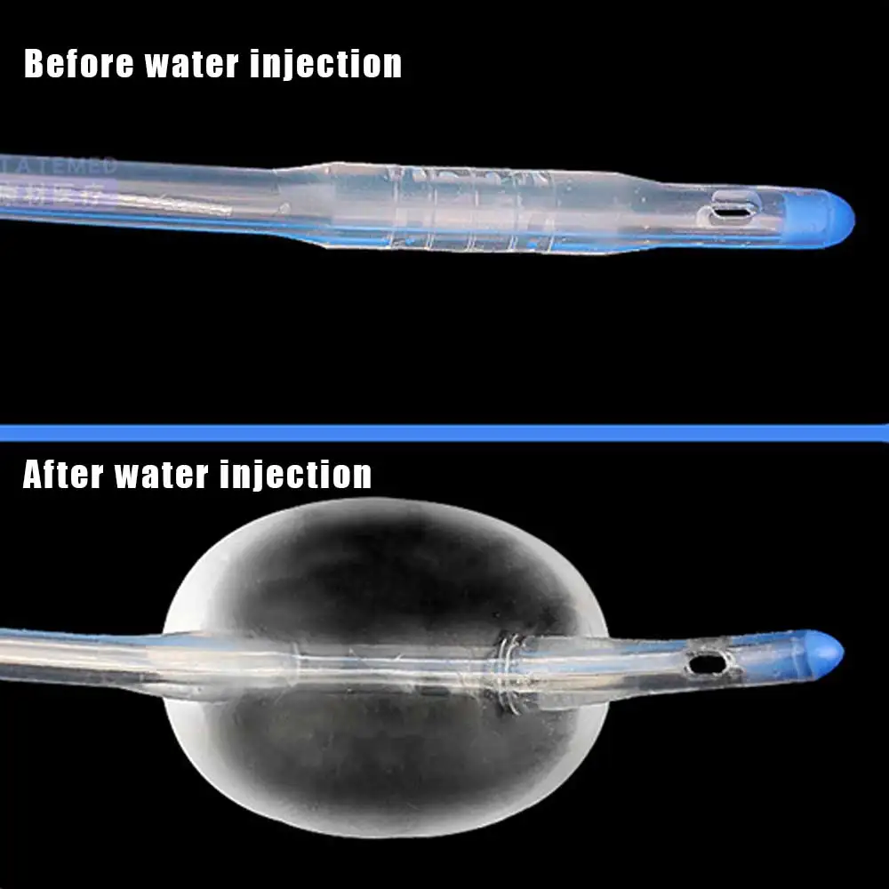 

1Pc Medical Disposable Silicone Urinary Catheter 2 Way Silicone Foley Balloon Catheter for Men Women 12/14/16/18/20/22Fr