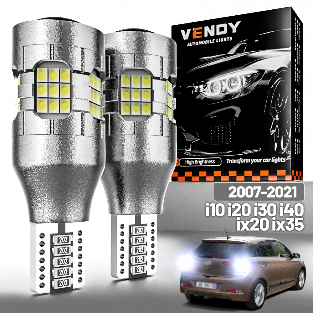 2 stücke LED Reverse Licht Für Hyundai i10 i20 i30 i40 ix20 ix35 2007-2021 Backup Lampe 2008 2009 2011 2015 2016 2020 Zubehör