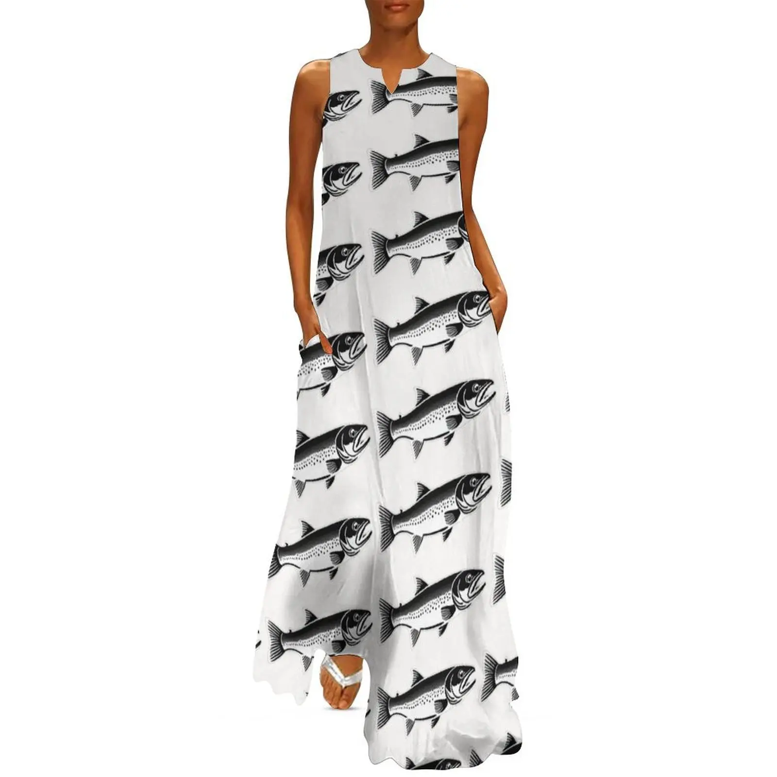 

Trout 2 Long Dress summer dress daily evening dresses ladies sexy dress Bride dresses