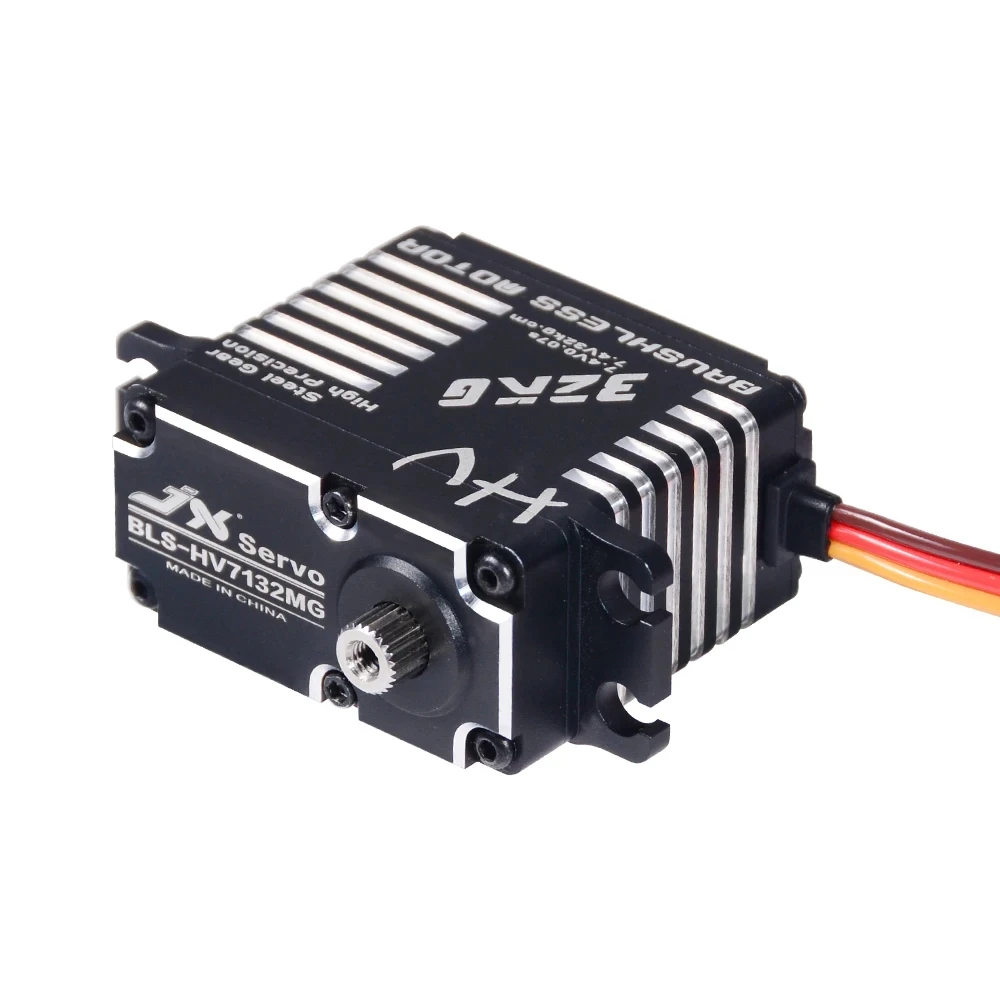 JX BLS-HV7132MG 32kg 0.07sec High Speed Precision Steel Gear CNC Metal Digital Brushless Servo For RC Car Robot Airplane Drone