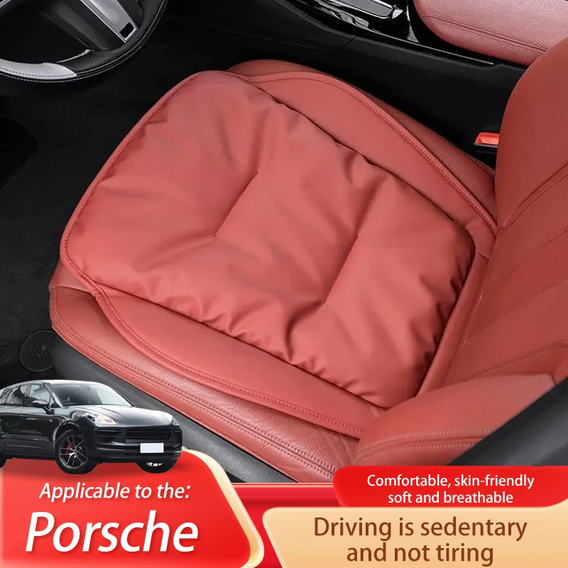 Car Seat Cover Leather Four Seasons Front Seat Protector Cushion Auto Chair Protect Covers For Porsche Macan