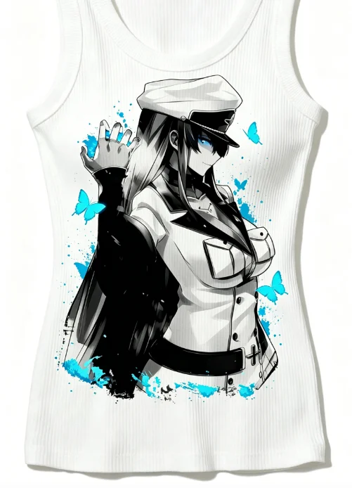 Akame ga Kill! Ribbed Tank Streetwear Anime Lover New Model personality Clothes Year round clothing Unisex high quality Couples