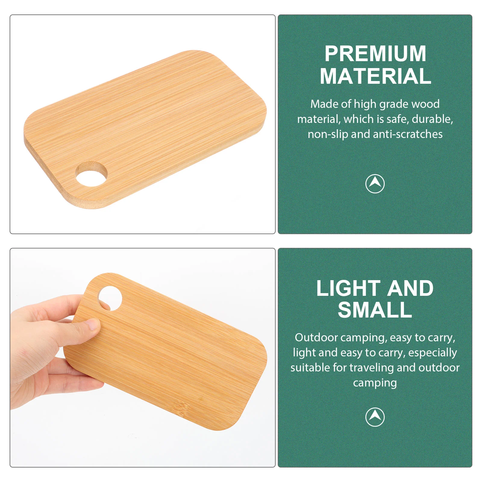 Cutting Board Countertop Mini Wooden Pallets Reusable Chopping Vegetable Kitchen