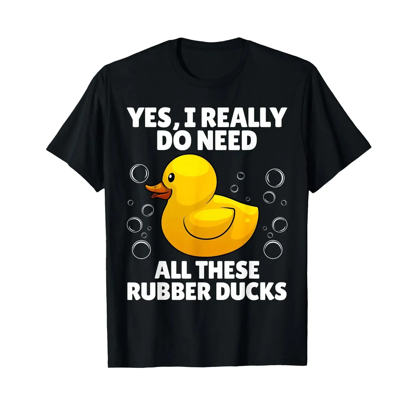 Rubber Duck Art for Yellow Ducky Lover T Shirt vintage Washed Top For Everyday Wear homme streetwear Unisex Comfortable