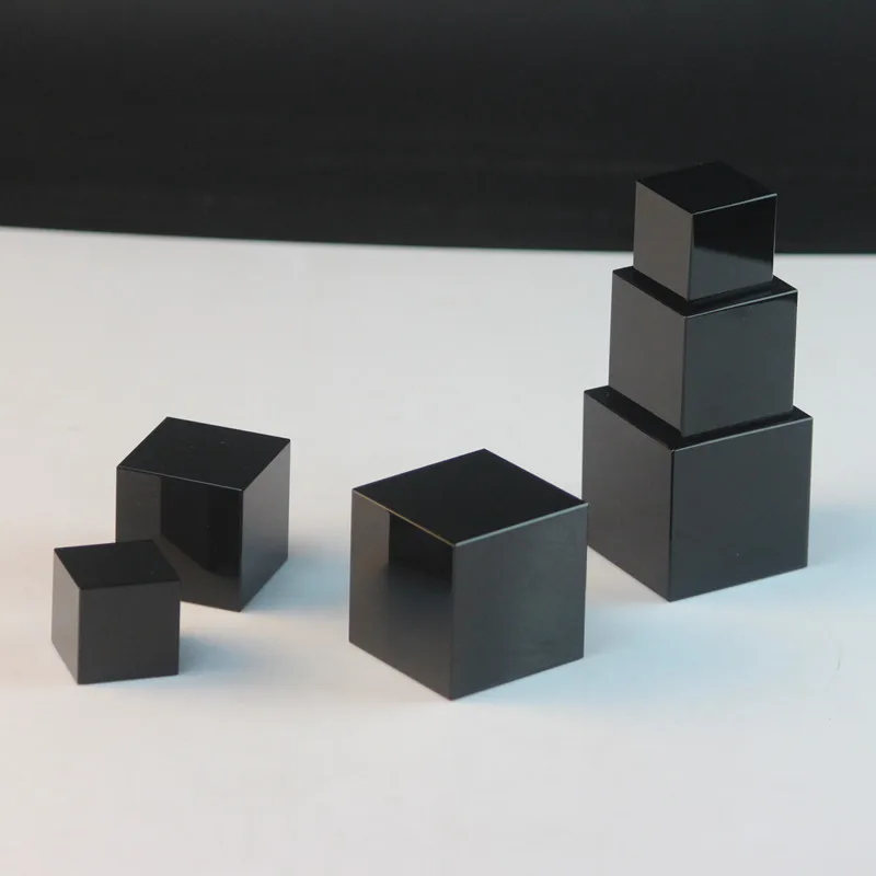 Crystal custom black base, crystal base, black crystal square.