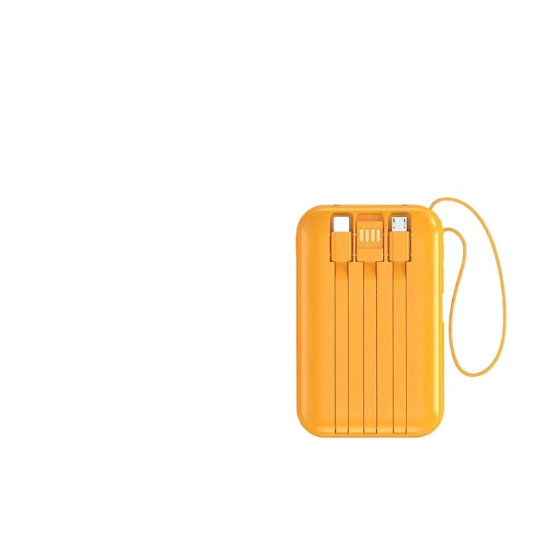 آيفون سامسونج ONEPLUS 20000mAh سعة كبيرة بنك الطاقة المحمول الميكانيكي مع كابل شحن سريع مدمج مناسب
