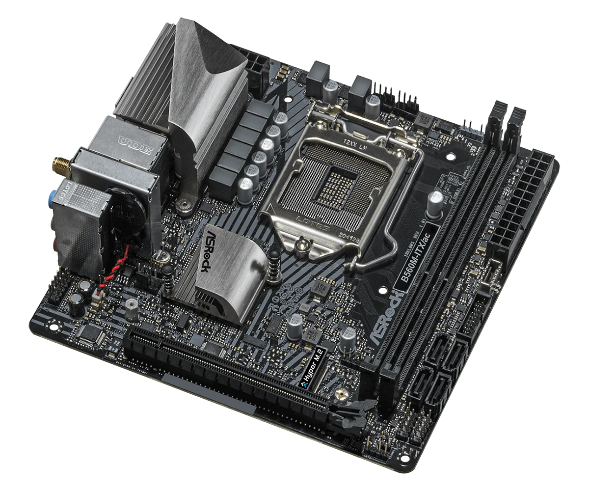 Imagem -04 - Placa-mãe B560 B560m Mini-itx B560m Lga 1200 Ddr4 64gb M.2 Pci-e 4.0 Suporte Core I911900 Cpu I5-10400f