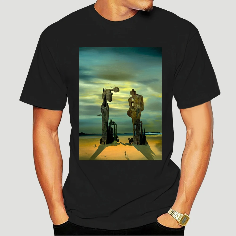 Fashion Short Sleeve T Shirt  Salvador Dali Dream Surreal Art Printed  Cotton Top Tees O-Neck T-Shirt Unisex TShirt 0172X