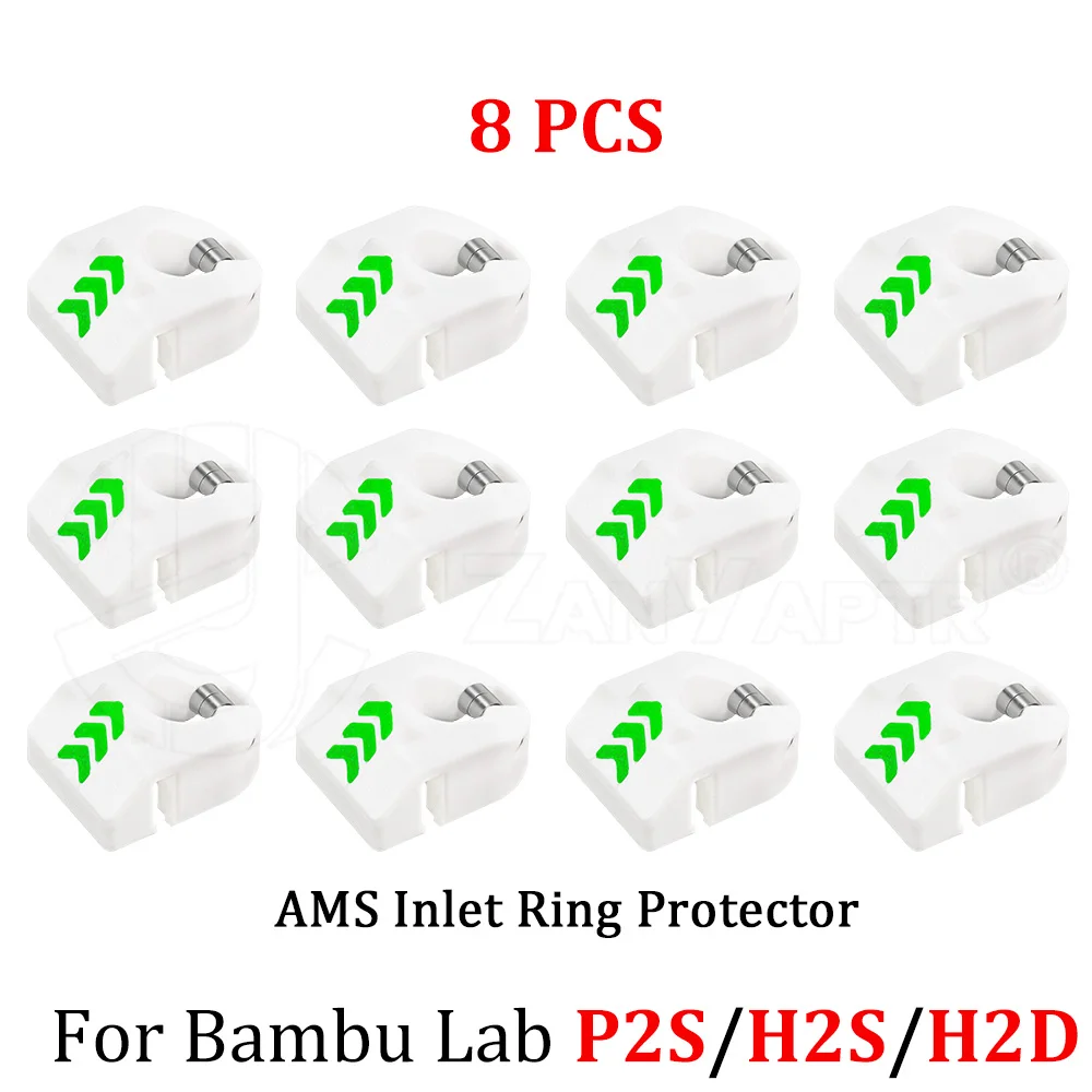 Eingangsring-Schutz für Bambu Lab X2D P2S H2S H2D AMS 2 Pro Reduziert Filamentverschwendung Verschleiß am Filamentförderer Gleichmäßige Zuführung Upgrade-Zubehör