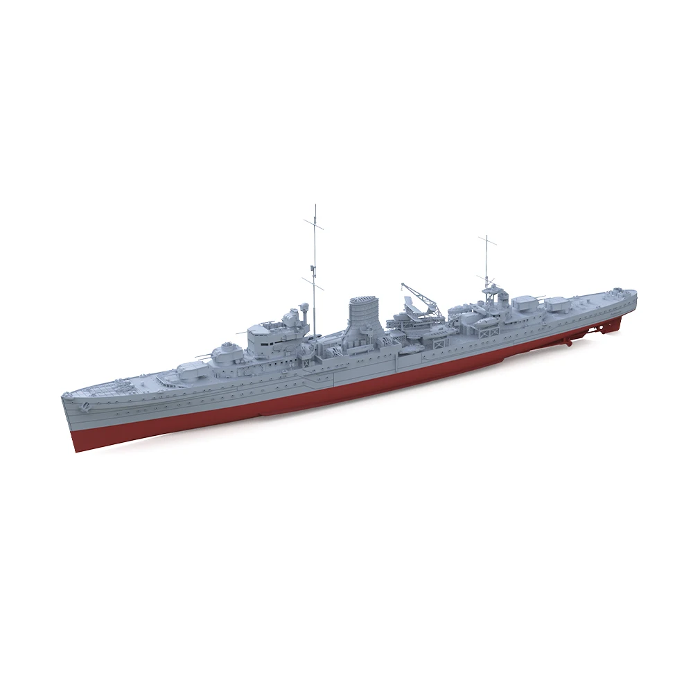 SSMODEL SSC602S 1/1250  Military Model KitRoyal New Zealand Navy HMNZS Leander 1942 Light Cruiser Full Hull