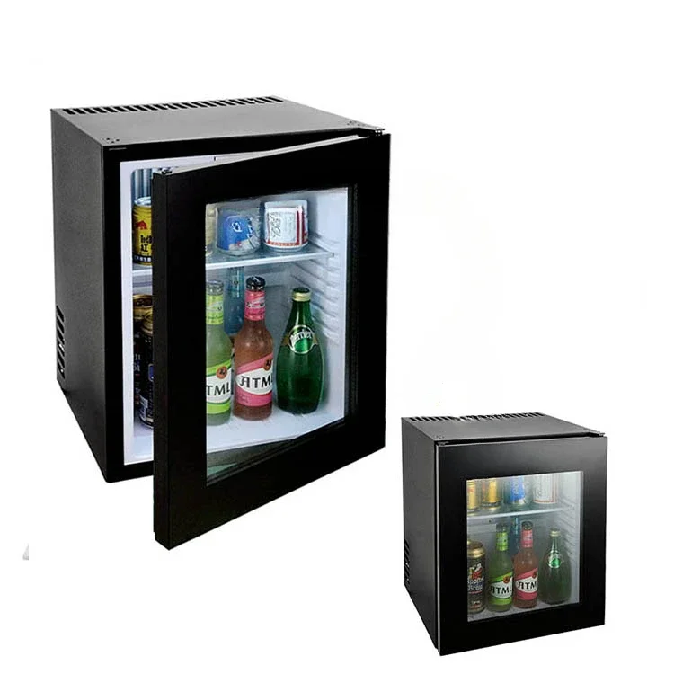 Automatic defrosting hotel minibar refrigerator