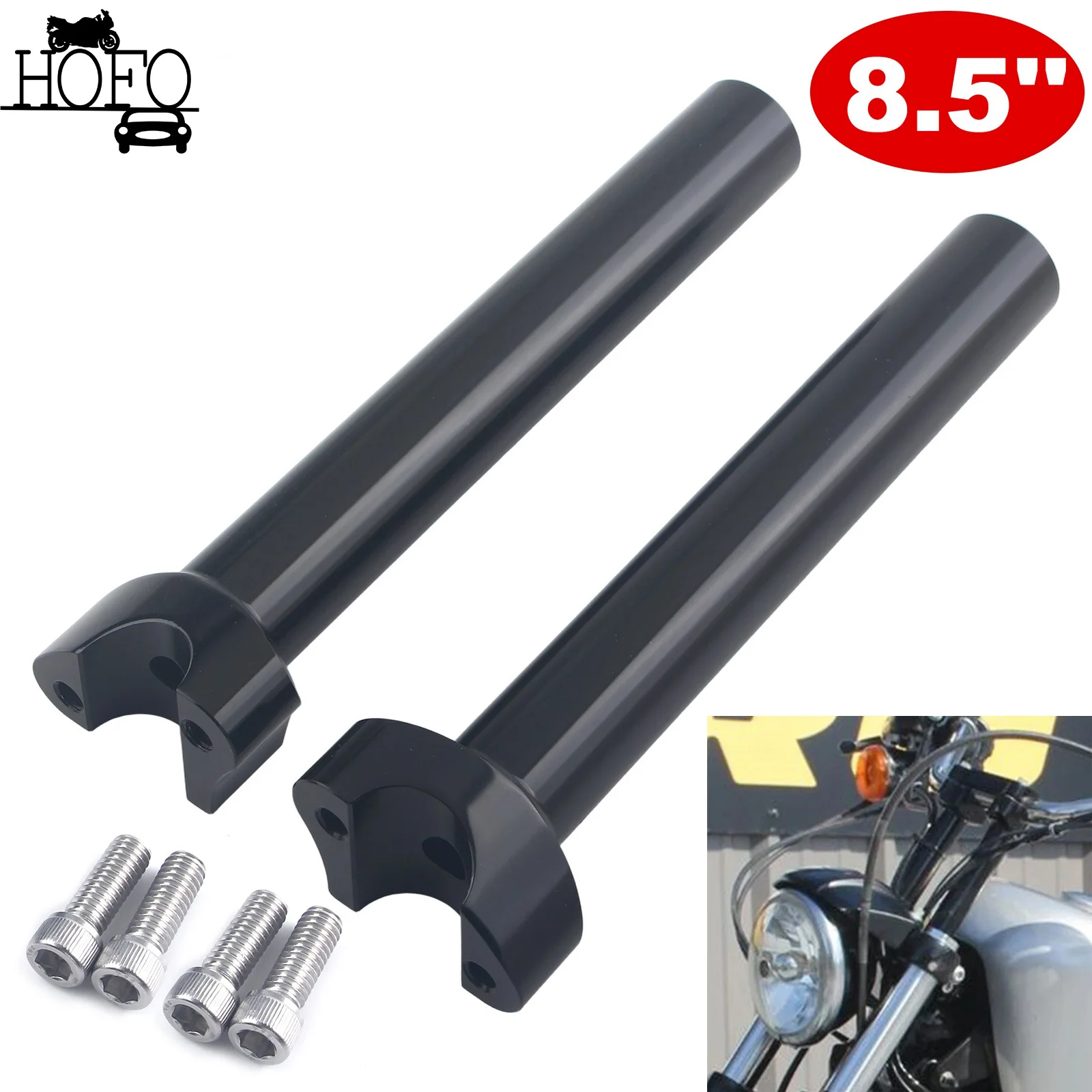 

For Most Harley Dyna / Street bob / Softail / Sportster Motorcycle Pullback Handlebar Riser Top Clamp CNC Aluminum