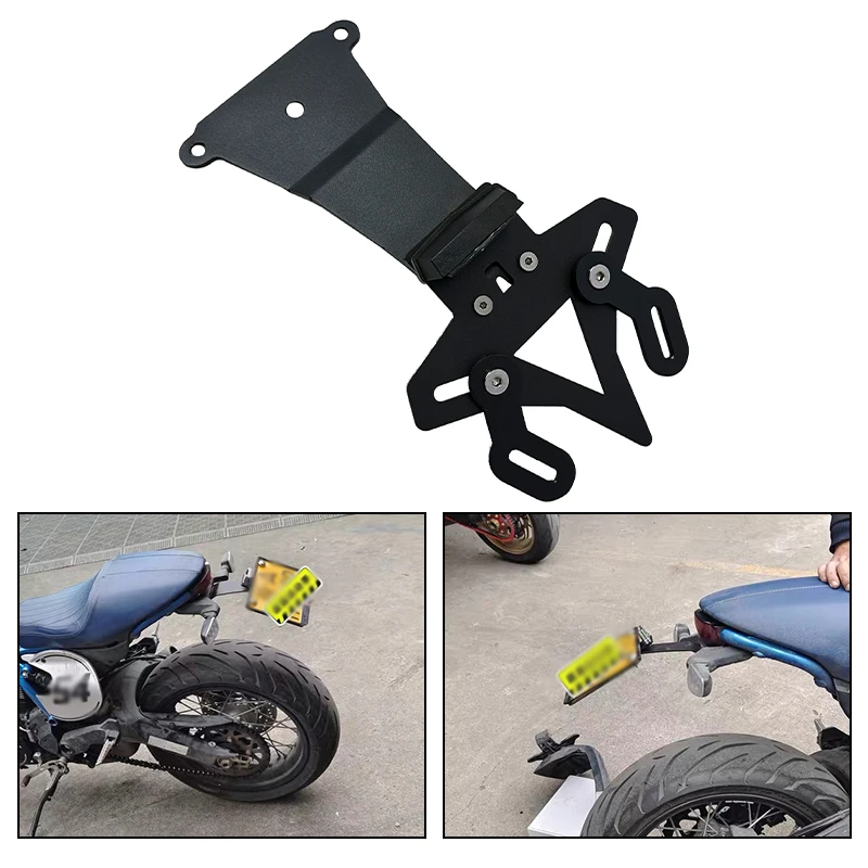 

For Ducati Scrambler 800 2015-2022 2021 2020 2018 Motorcycle License Plate Holder Fender Eliminator Registration Bracket