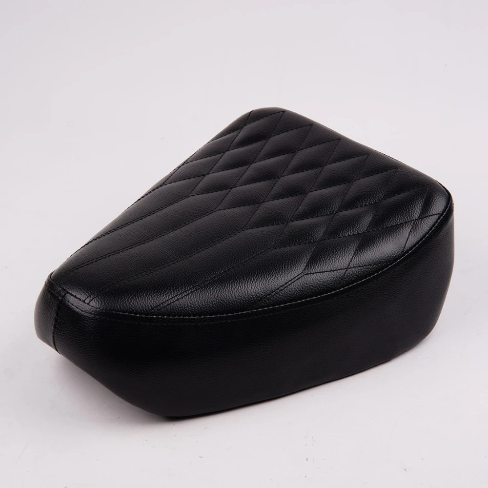 For HONDA Super Cub C50 C70 C90 Vintage Single Seat  Motorcycle Racer Seat Leather Saddle Scooter Moped Accessories Spare Parts