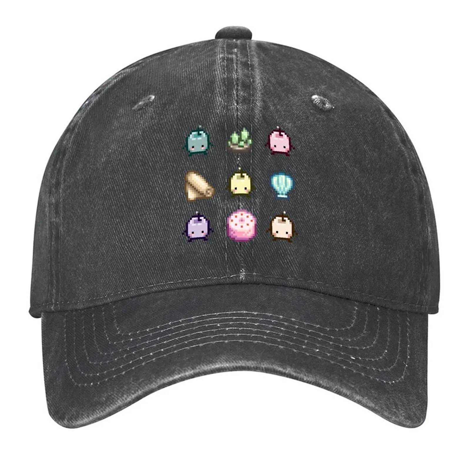 

Stardew Valley Danish Pastel Junimo Set Baseball Cap tactical cap Kids Hat western Hat Sports Cap Men Luxury Brand Women's