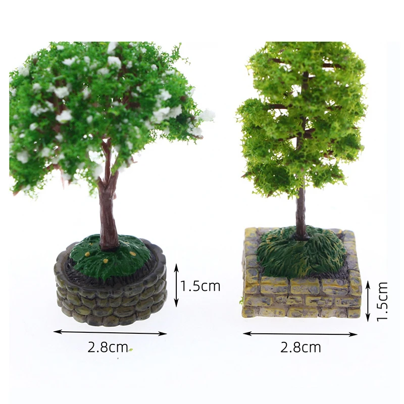 1:12 Casa delle bambole in miniatura Paesaggio Albero Arancione Decorazioni da giardino Giocattolo Accessori per casa delle bambole