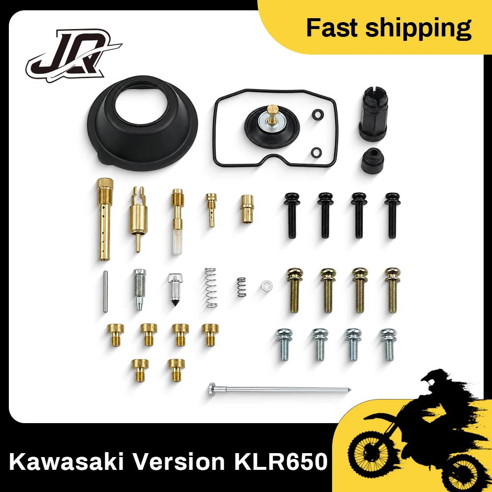 For Kawasaki KLR650 KLR 650 1987-2018 Carburetor Repair Kit Auto Replacement Parts 1 Set Carburetor Rebuild Kits