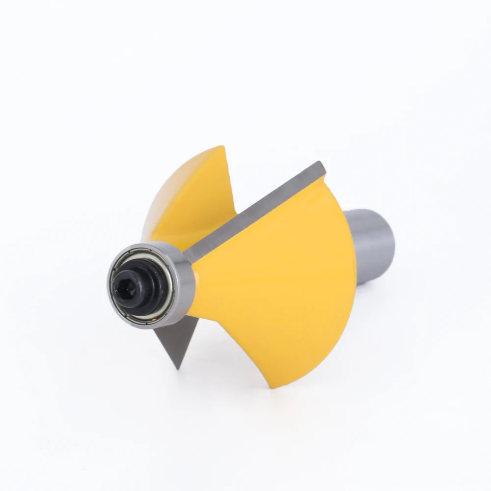 Imagem -03 - Lavie-chanfro e Bevel Edge Router Bit Haste 1125 15 225 30 45 Graus Dois Flauta Carpintaria Fresagem Bits de Corte 1pc
