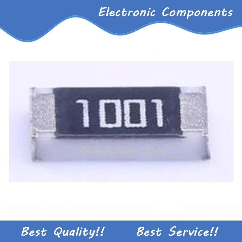 100 Pcs/Lot RC1206FR-071KL 1206 1KΩ ±1% SMD New and Original In Stock