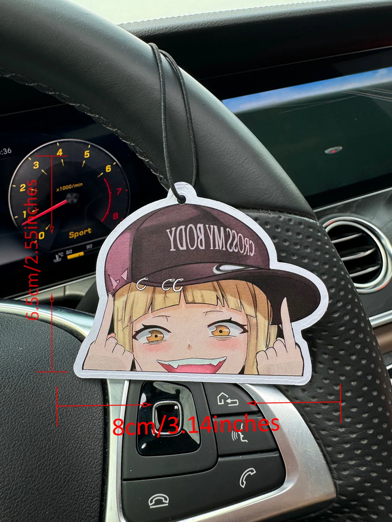 Hilton (Hotel Scent) 	 Cute Cartoon Japanese Anime Funny and Interesting Car Air Freshener, Car Fragrance, Air Freshener for Air Vents, Black Candy Japanese Cartoon Anime Rearview Mirror Fragrance Pendant, Air Vent Fragrance Sachet, Gift for Friends, Car Deodorizer, Pure Natural Fragrance, Long-Lasting Scent, Car Decoration, Fragrance Tablets, Wardrobe, Bathroom Fragrance.