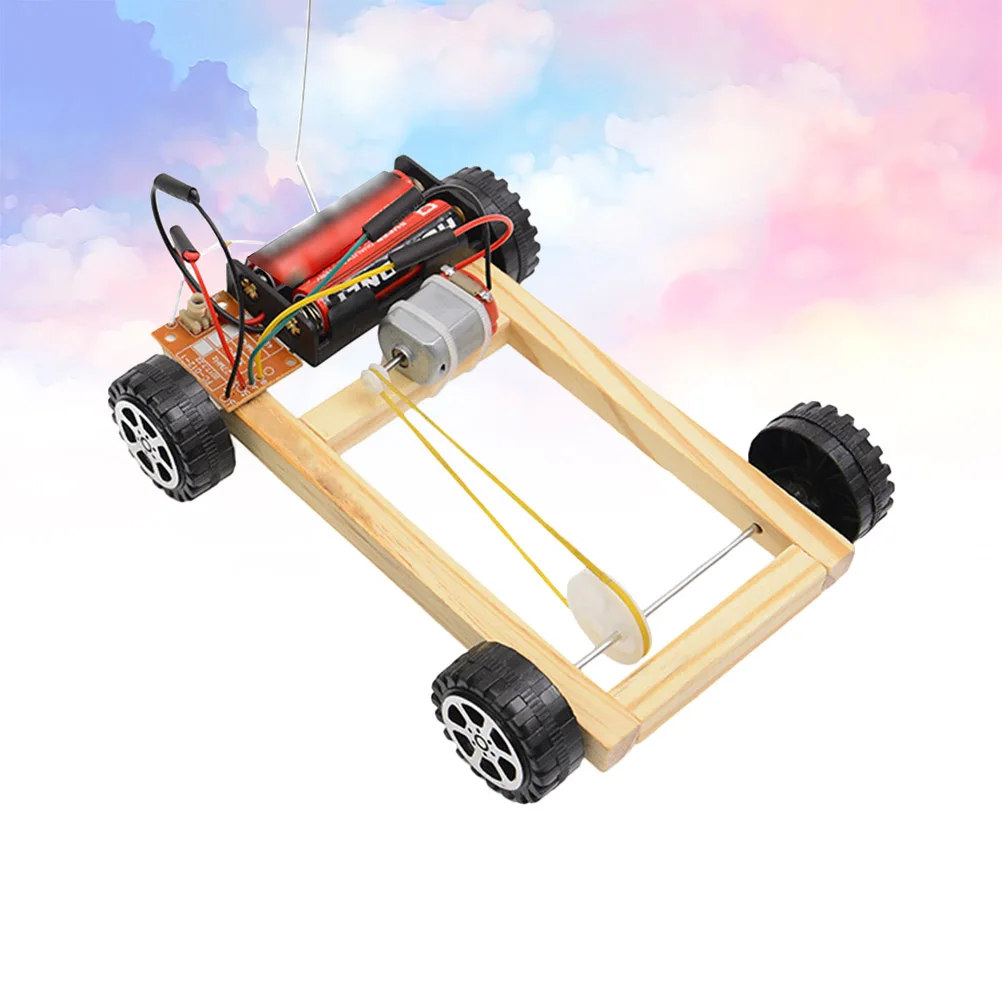 Modèle de voiture jouet télécommandé à quatre roues motrices, petite taille, Kit scientifique éducatif pour enfants, bricolage, cadeau pour enfants