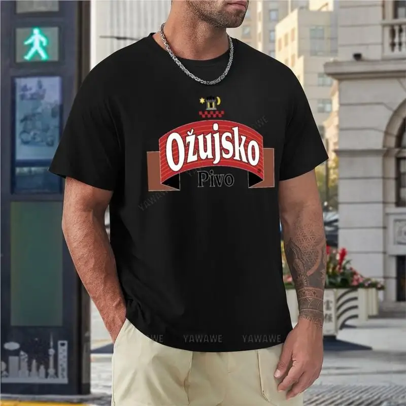 Ozujsko Pivo - Croatia T-Shirt T-shirt short boys animal print shirt graphic t shirts mens white t shirts