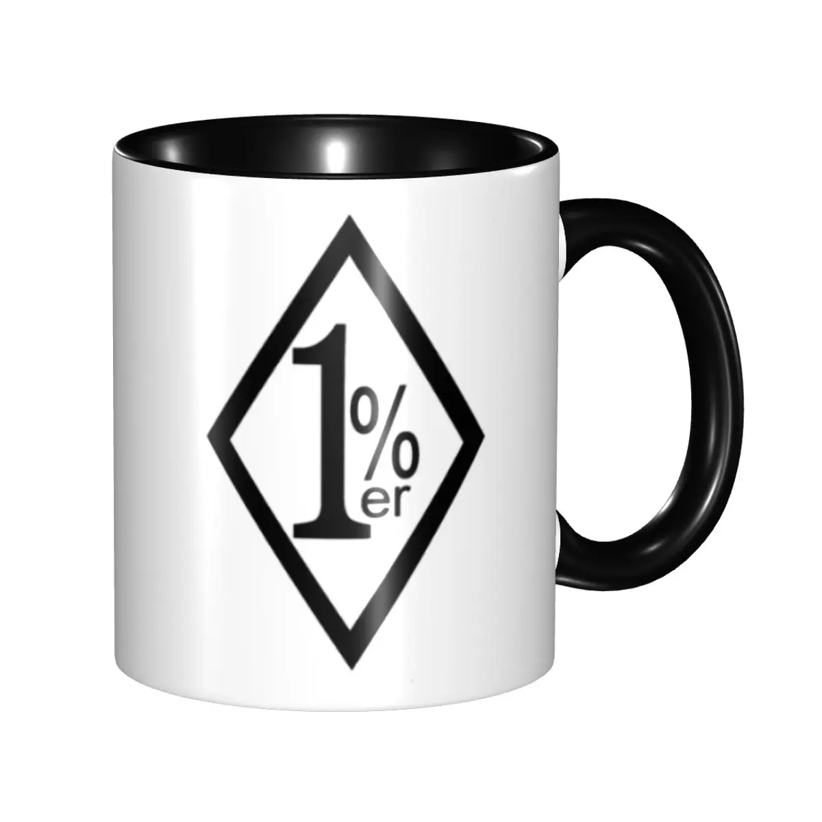 

Керамические кружки с индивидуальным дизайном «1%» для мотоциклетного клуба, кофейные чашки для байкеров, креативный подарок