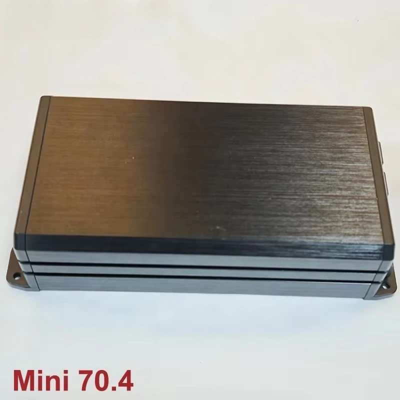 Class D Mini Car Amplifier 4 Channel 70W RMS 4 Ohm, Compact Size Great Sound Power Amp Suitable for Car Speakers Audio System
