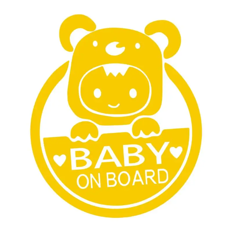 Baby On Board Signs Funny Car Sticker Waterproof Car Rear Window Sticker For Exterior Décor For Women And Men