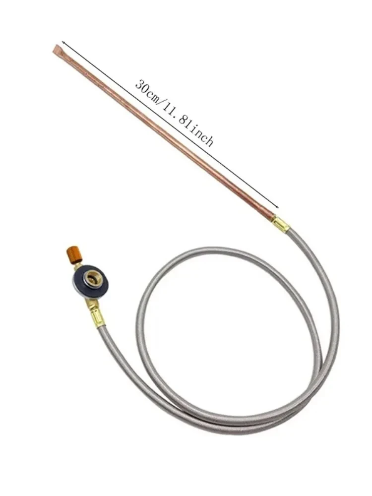 باليد الفحم النار الشاعل بندقية رذاذ للشواء في الهواء الطلق التخييم الحطب موقد كاتب المحمولة بندقية حريق #6