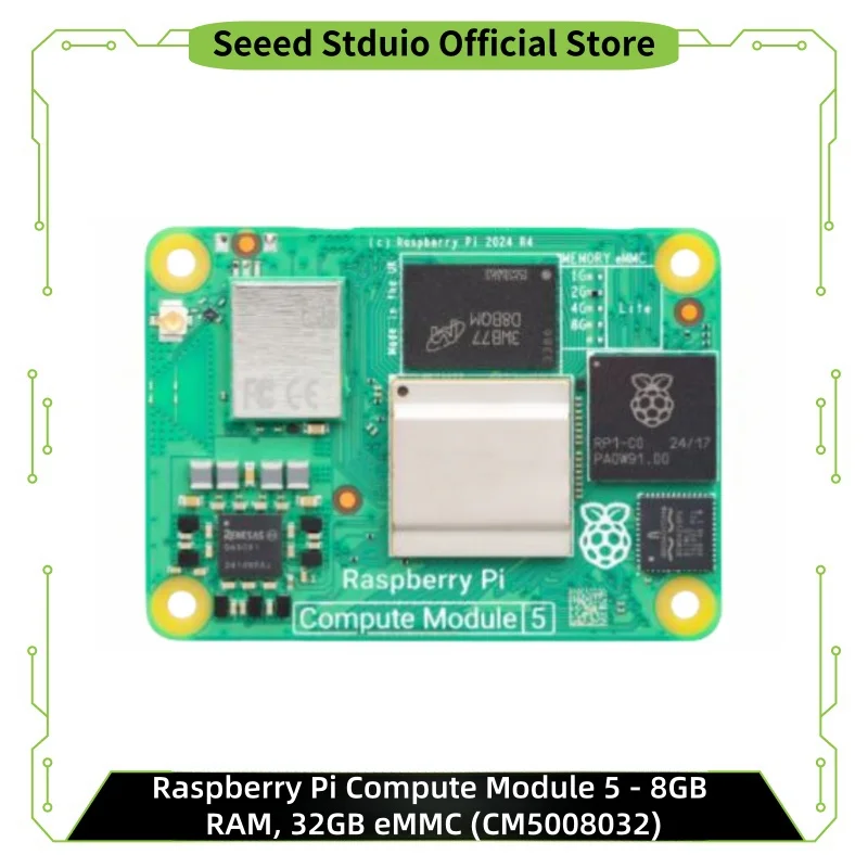 CM5008032 Raspberry Pi Compute Module 5 - 8GB RAM, 32GB eMMC
