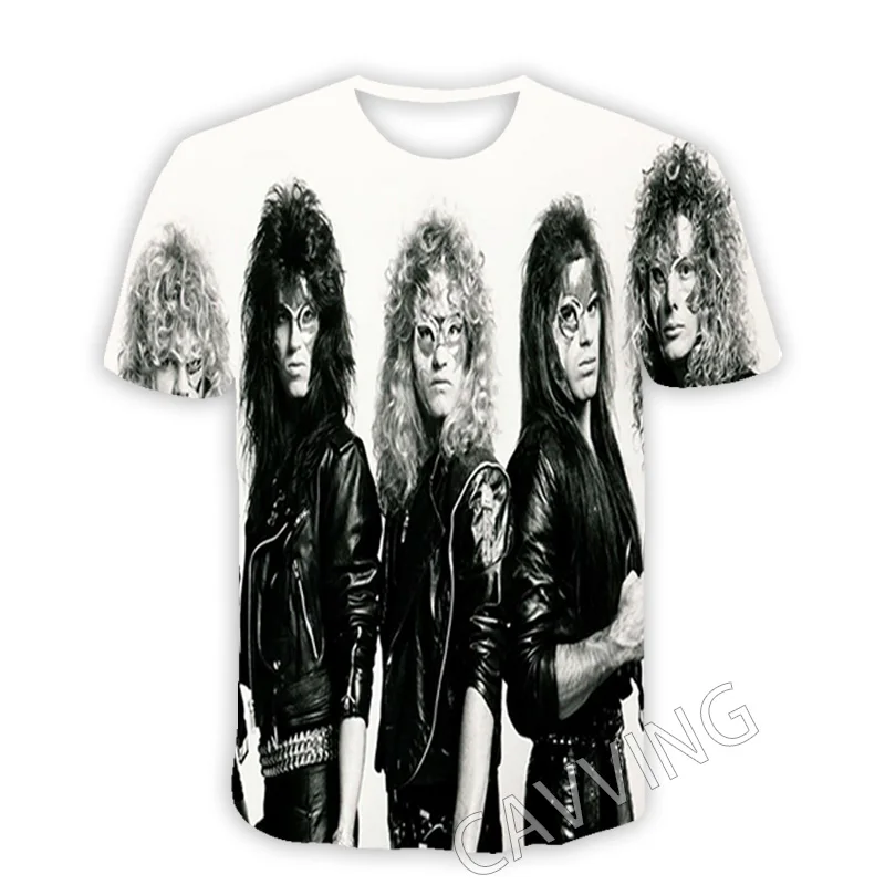 تي شيرت حريمي/رجال بطباعة ثلاثية الأبعاد تي شيرت مجد روك غير رسمي تي شيرت هيب هوب نمط Harajuku ملابس علوية