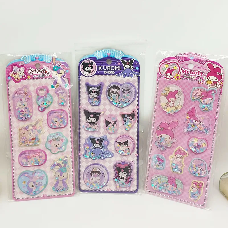 لطيف أنيمي Kawaii HelloKitty ثلاثية الأبعاد هزة ملصق DIY بها بنفسك ألبوم دفتر مذكرات كتيب الديكور للمدرسة T القرطاسية لعبة أطفال