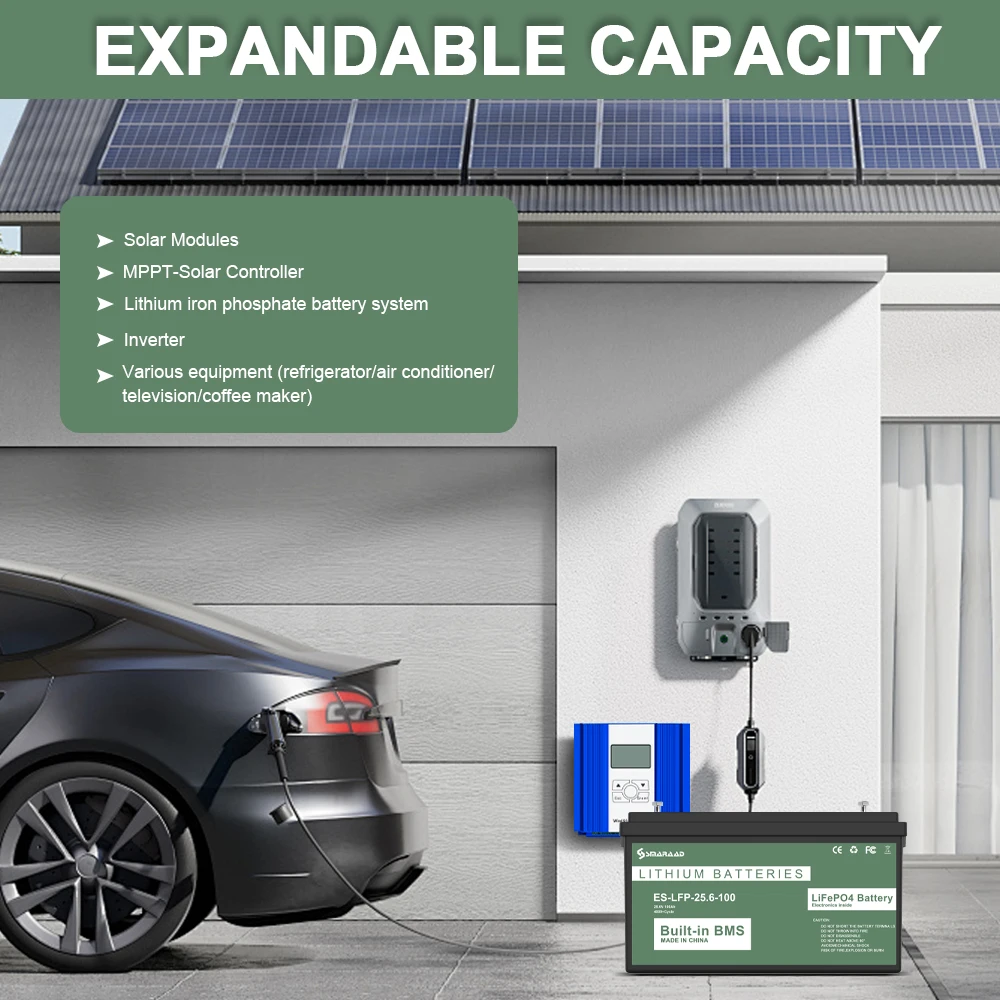 Batteria LiFePO4 batteria al fosfato di ferro estiva più sicura ad alta potenza adatta a diversi