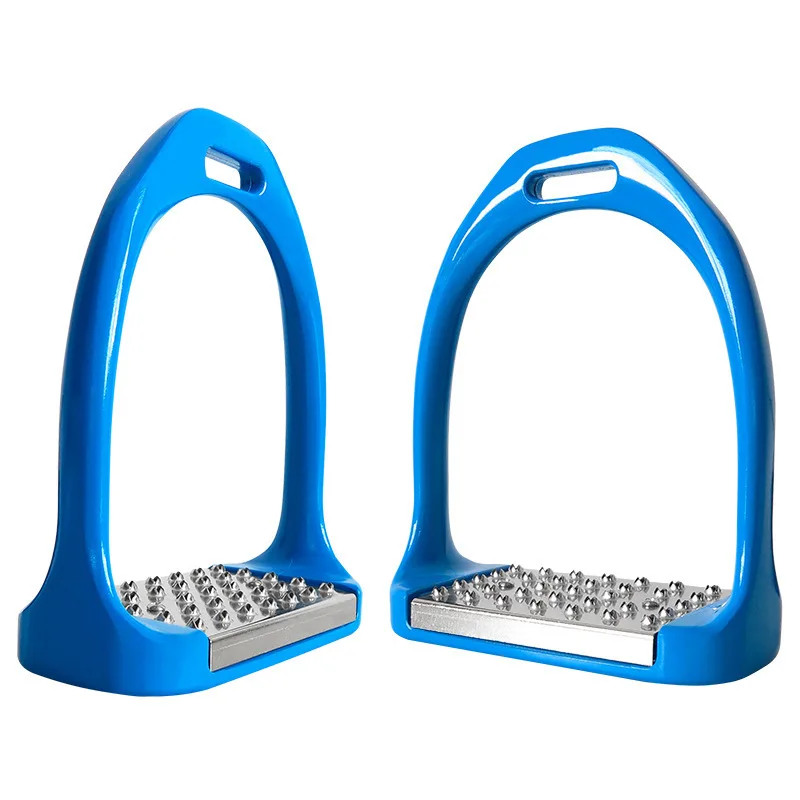 Die-cast Aluminum Stirrup With Stainless Steel Pedal Inner Width 120mm Color Box [ST3110]