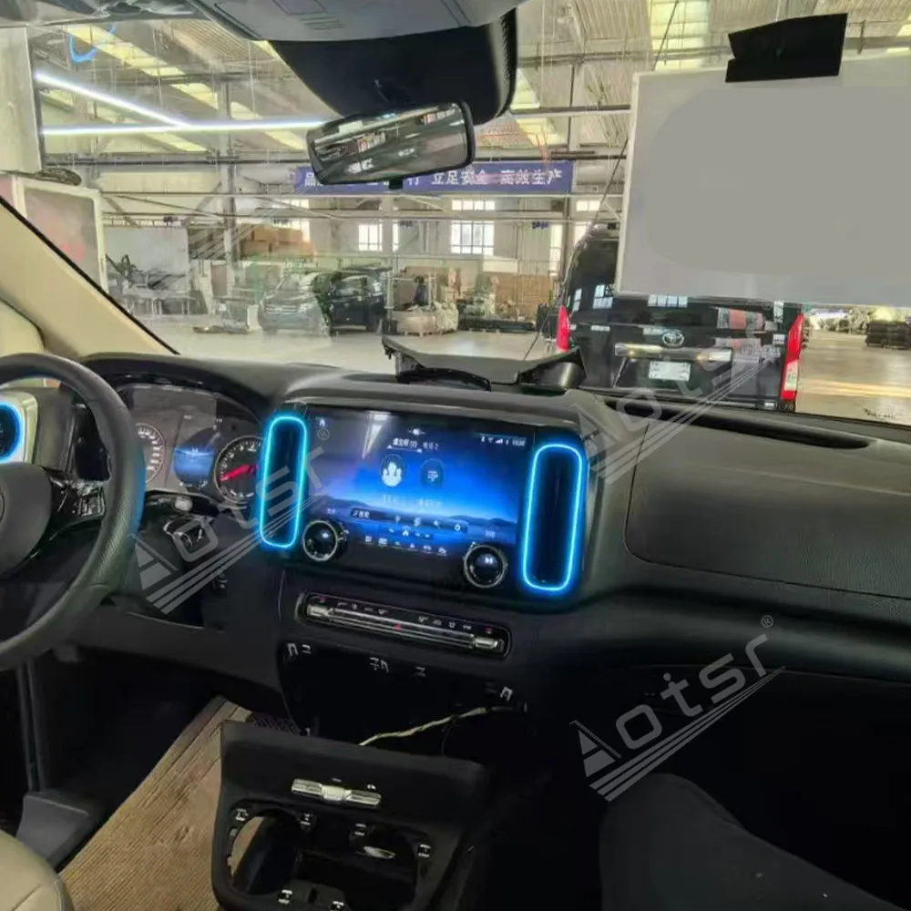 12.8 Inch Android13.0 Auto Multimedia Stereo For Benz Vito 2024 4D Intelligent GPS Navigation Car Radio Audio AI Voice Head Unit