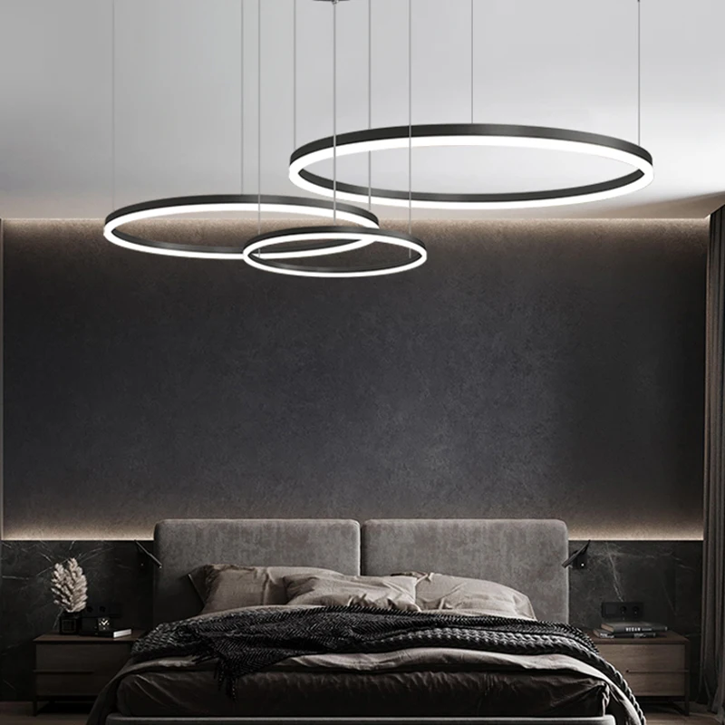 

Modern home decor ring led lights pendant light lamps for living room Chandeliers for dining room hanging light indoor lighting