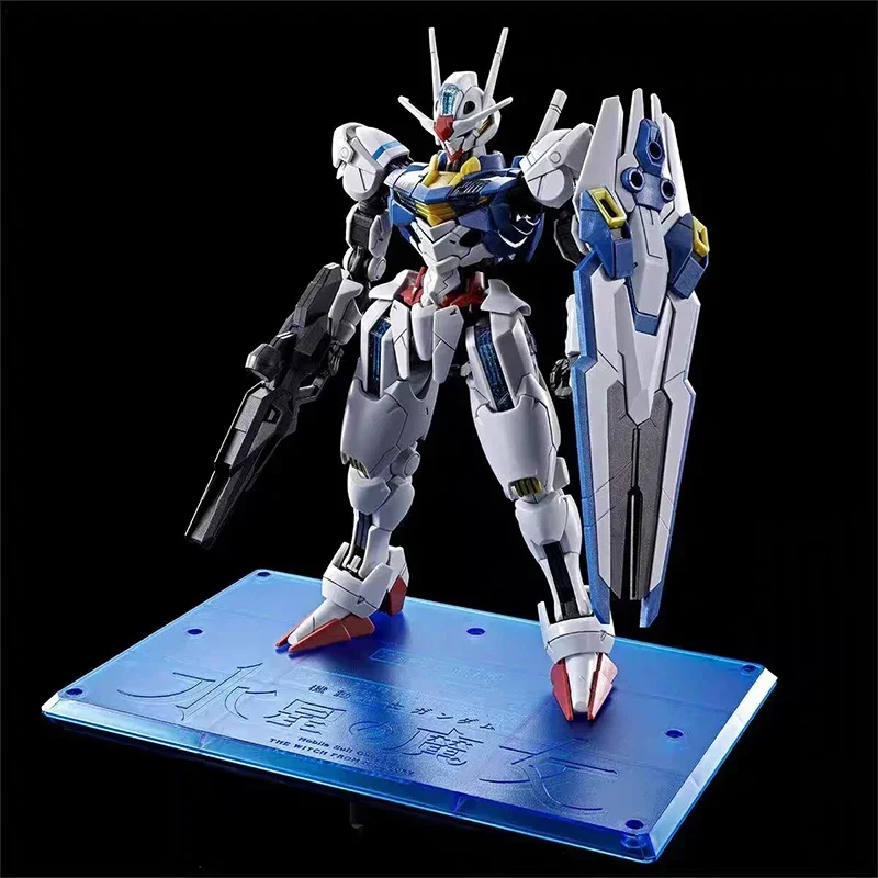 In Magazzino Gundam Bandai La Strega Da Mercurio HG 1/144 Aerea PERMET Score SIX Assemblaggio Anime Action Figure Modello Giocattoli Regali Per Bambini