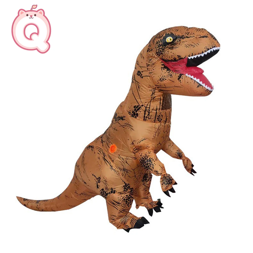 

Amusement Park Walking Cartoon Dinosaur Doll Clothes Escape Room Cosplay Tyrannosaurus Rex Clothing Party Inflatable Costume