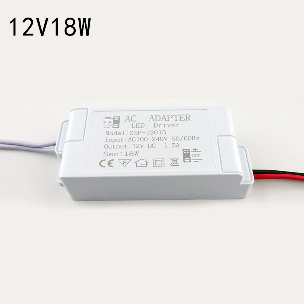 Power Supply for LED Strip Lights Low Temperature Rise Short Circuit Protection Waterproof Rate Non Waterproof