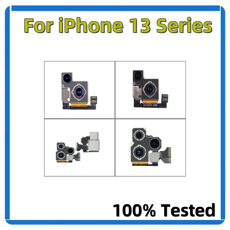 Fully Tested Back Rear Camera Main Lens Flex Cable Camera Module for iPhone 12 13 Pro Max Mini,11 Pro max, 15 14 Plus 14Pro Max