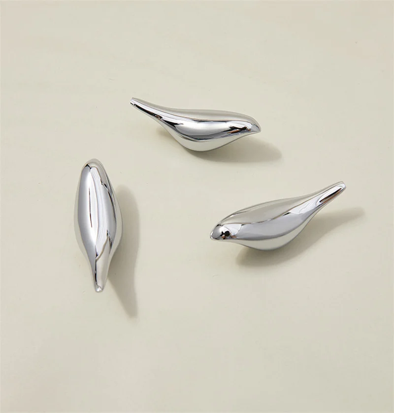 Cute Bird Shape Cabinet Door Handle Drawer Wardrobe Door Knob Handles Solid Brass Kitchen Cupboard Shoe Closet Pulls Accessories