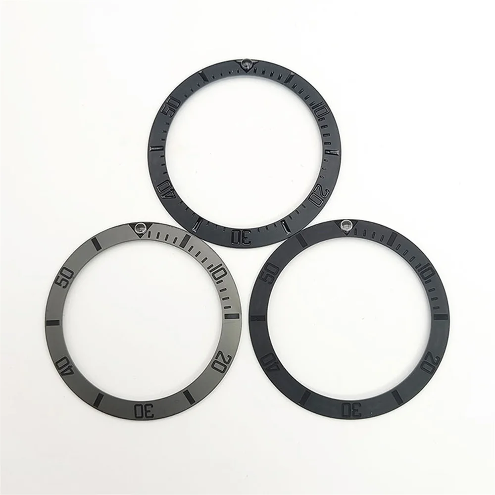 

38 мм светящийся керамический безель Seamaster красочный номер/Темное кольцо для часов замена 116610LV/126610LV SUB аксессуары для часов