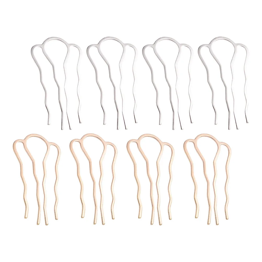 

8Pcs DIY Hairpins Chinese Traditional Headdress Accessories Gold Silver for Han Clothes Wedding Engagement Birthday Use